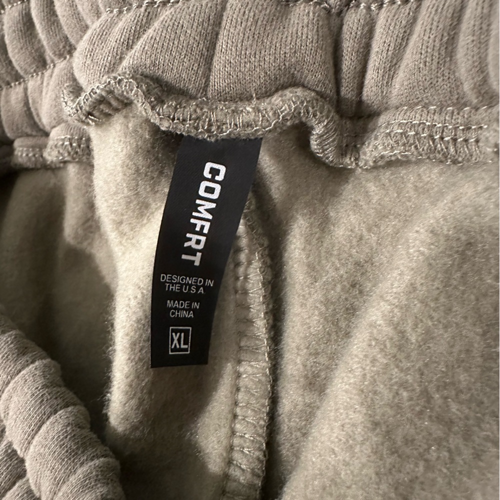Comfort Olive Green Track Pants - Picture 5 of 5